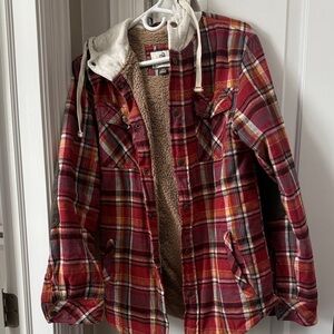 Legendary Whitetails Red and Brown Plaid Jacket